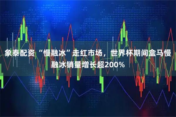 象泰配资 “慢融冰”走红市场，世界杯期间盒马慢融冰销量增长超200%